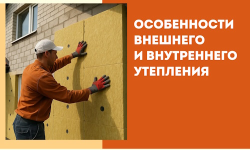 Какие особенности внешнего и внутреннего утепления в чусовом