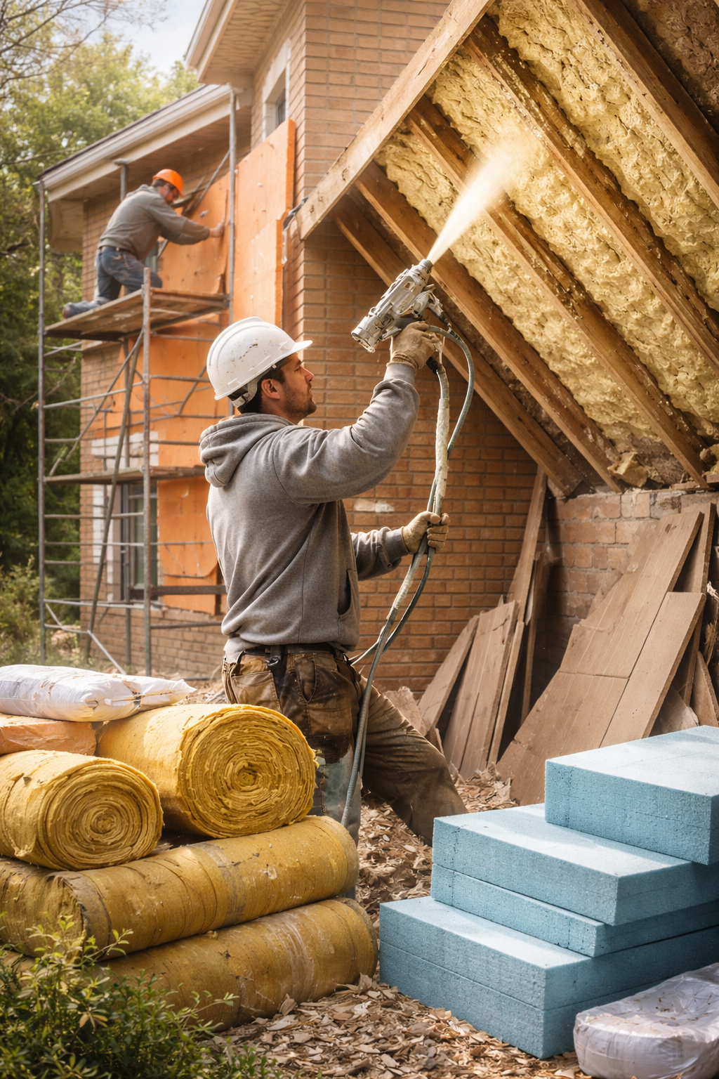 Утепление домов в чусовом под ключ от 4388 руб/м2 | Профессионально — ТепломастерЧсв