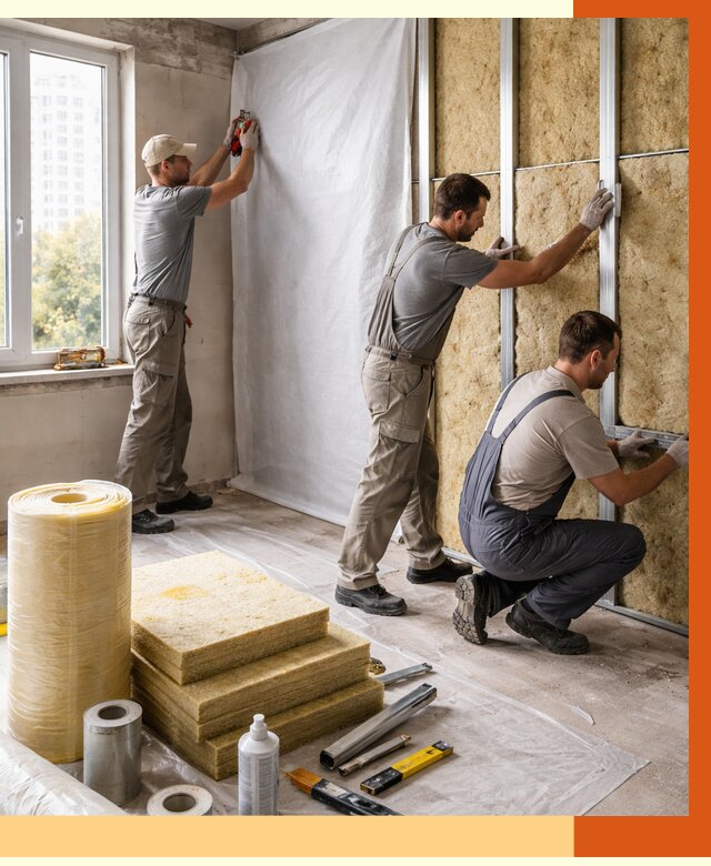 Утепление квартиры в чусовом от 4702 руб/м2 — утеплить квартиру изнутри и снаружи | ТепломастерЧсв