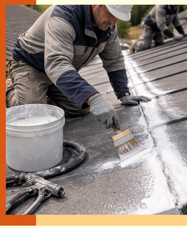 Утепление кровли жидкой теплоизоляцией в чусовом